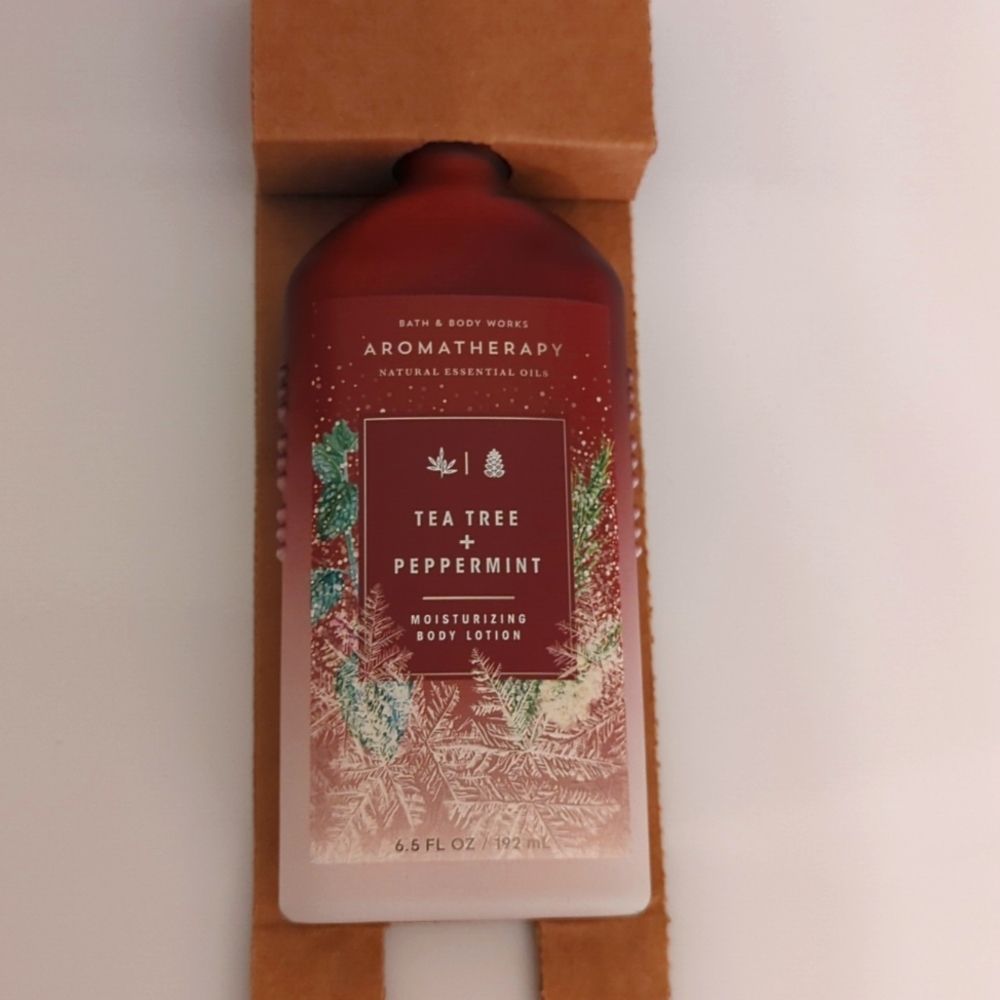 BBW tea tree and peppermint lotion